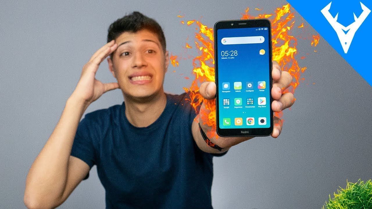 INSTALEI jogos PESADOS em um celular de 500 REAIS DA XIAOMI! Redmi 7A