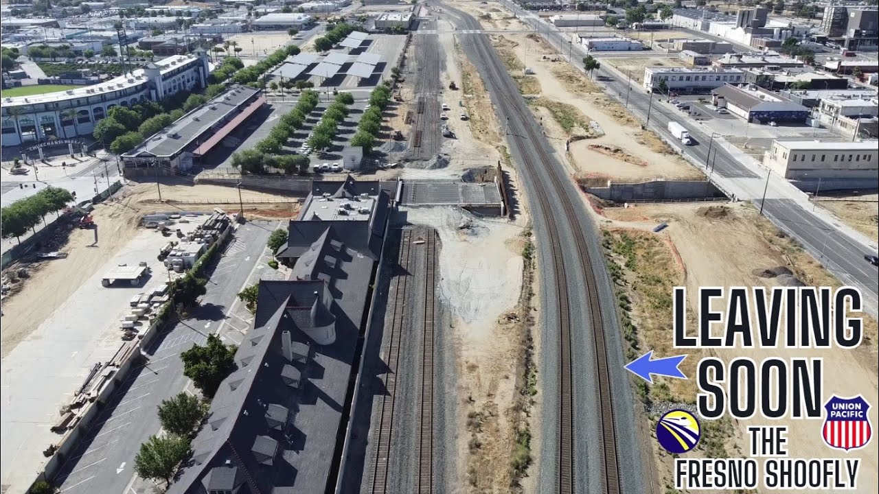 Goodbye Shoofly!  CA-HSR, Rail Realignment Project: Downtown Fresno.