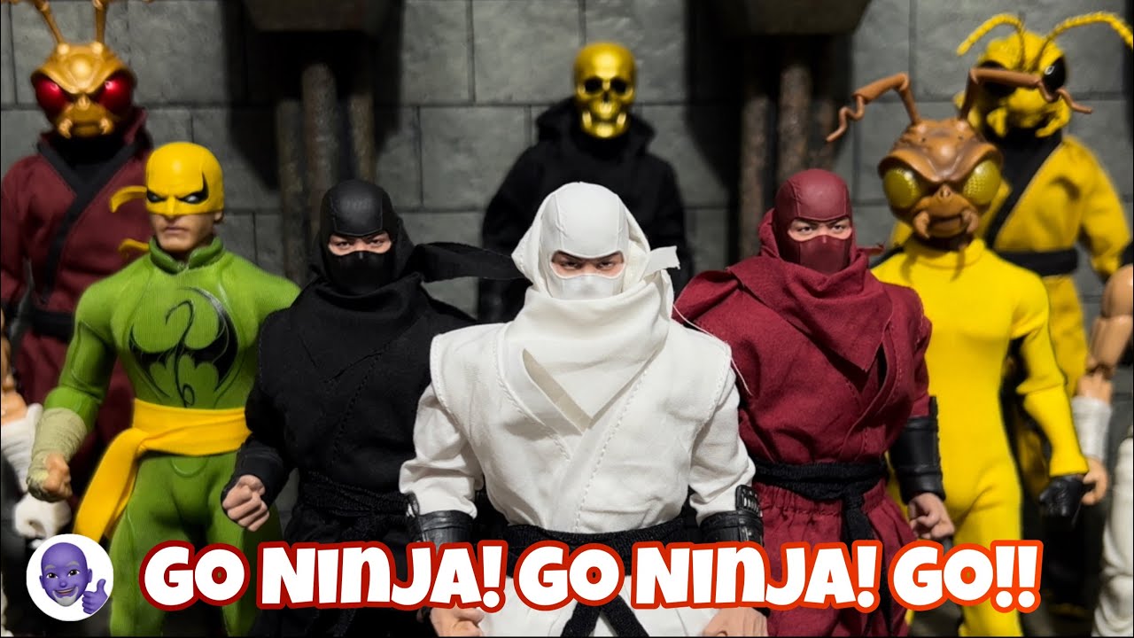 VToys SHADOW NINJA (Black White Red) Action Figure Review