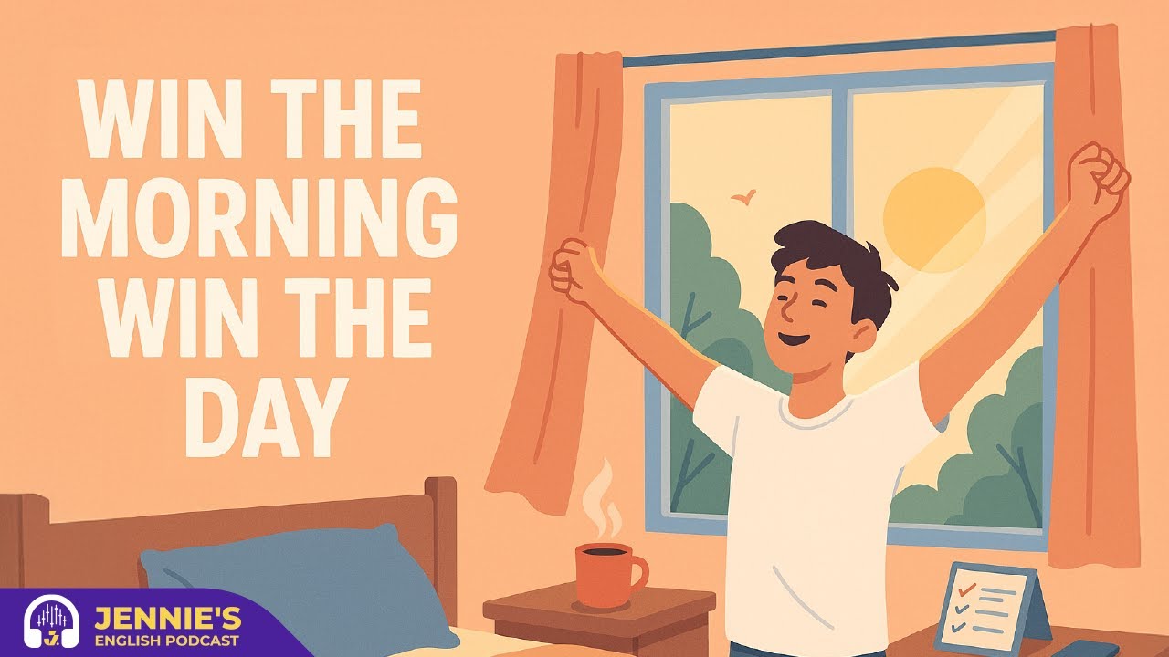 Win the Morning, Win the Day | English & Chill with Jennie | English Podcast