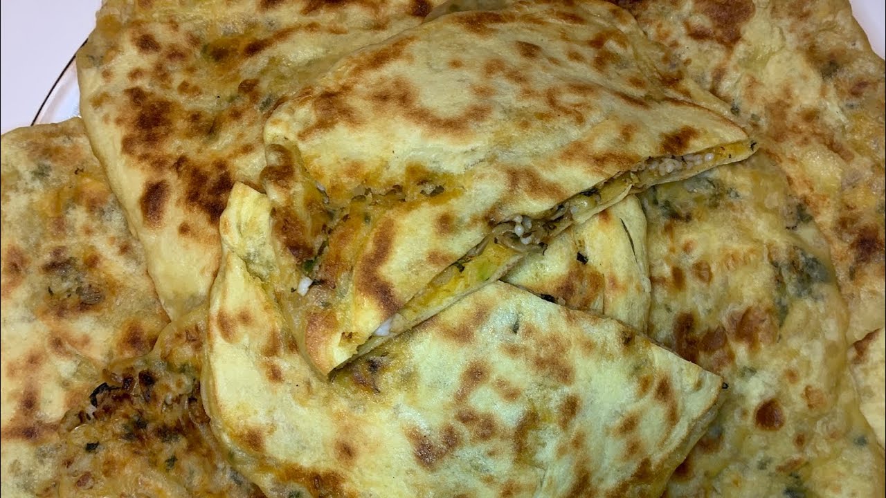 Msemen farcie bi chehma ( graisses d’agneau ) مسمن بي شحمة #recetteramadan #msemenfarci #khobzdar