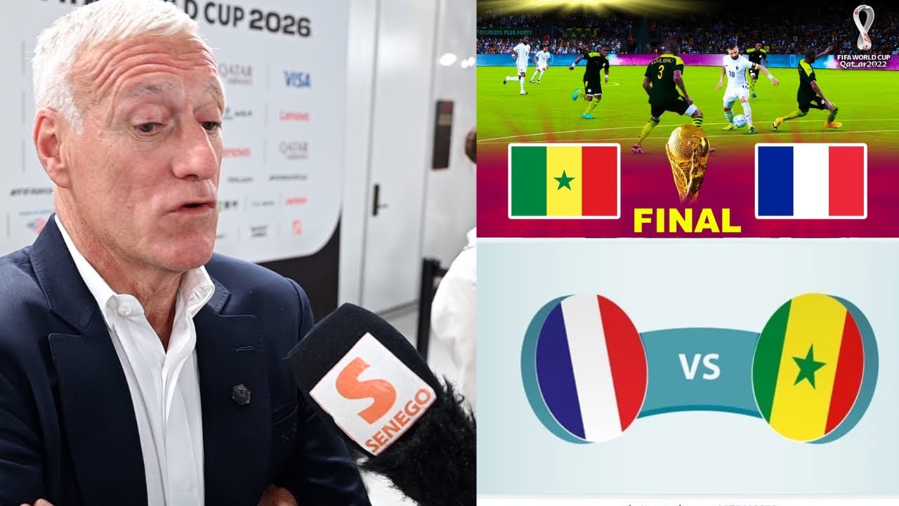 Mondial 2026 : Deschamps analyse le choc S&eacute;n&eacute;gal&ndash;France apr&egrave;s le tirage (Senego TV)