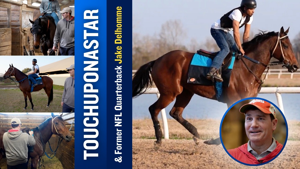 Former NFL Quarterback Jake Delhomme Talks About His Horse TOUCHUPONASTAR