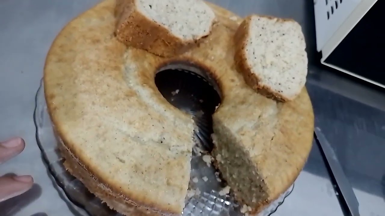 Bolo sem glúten de farinha de tapioca. #semglúten