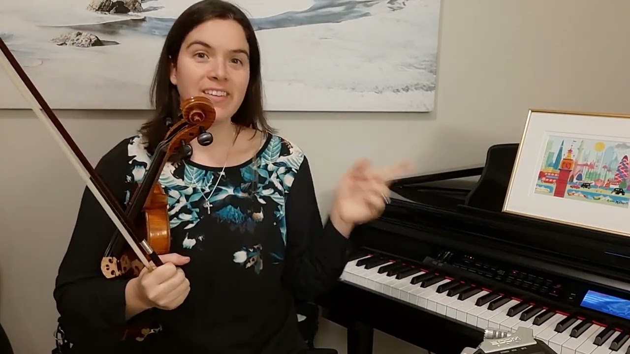 Tuning Tricky Measures in Bach Double First violin part