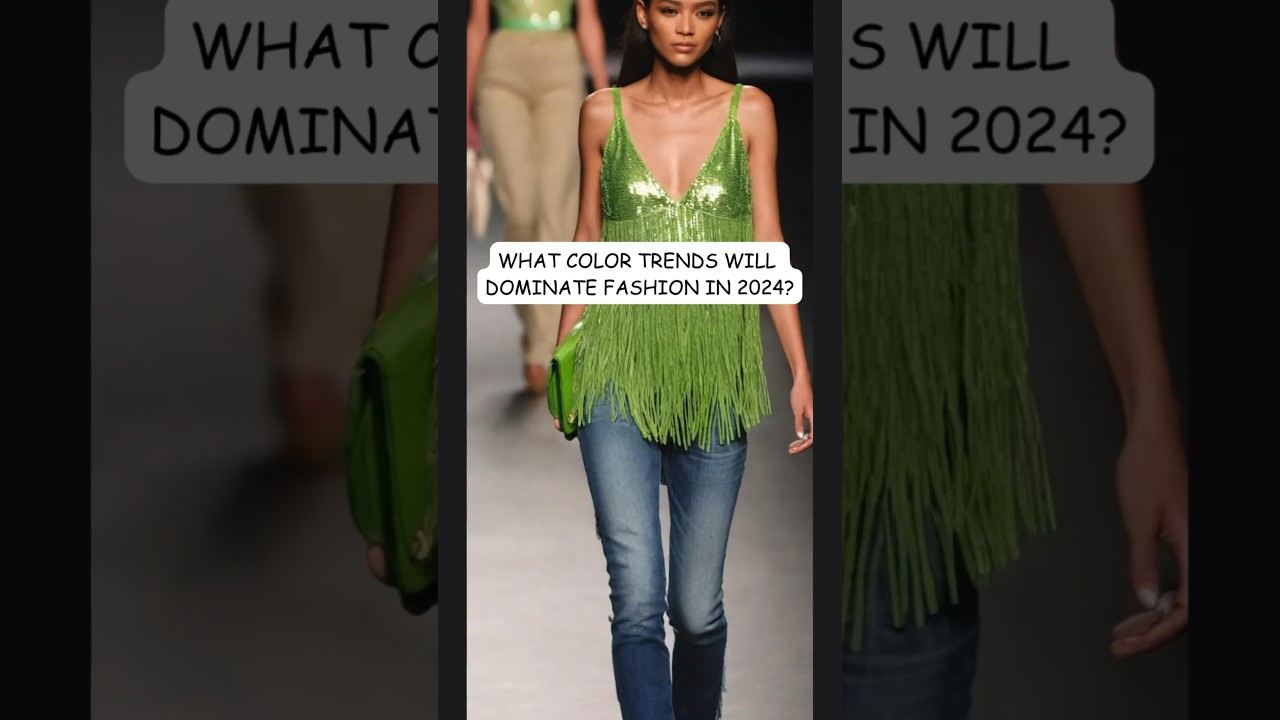 What Color trends will dominate fashion in 2024? #shorts #fashioncolors #colortrends #2024fashion