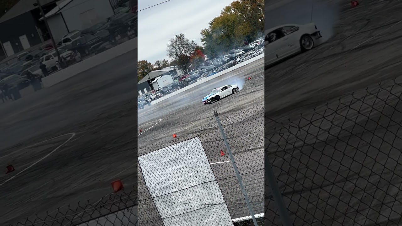 Bmw, Nissan drifting tandem at import alliance Beech Bend Raceway 2024 #importalliance #bmw #nissan