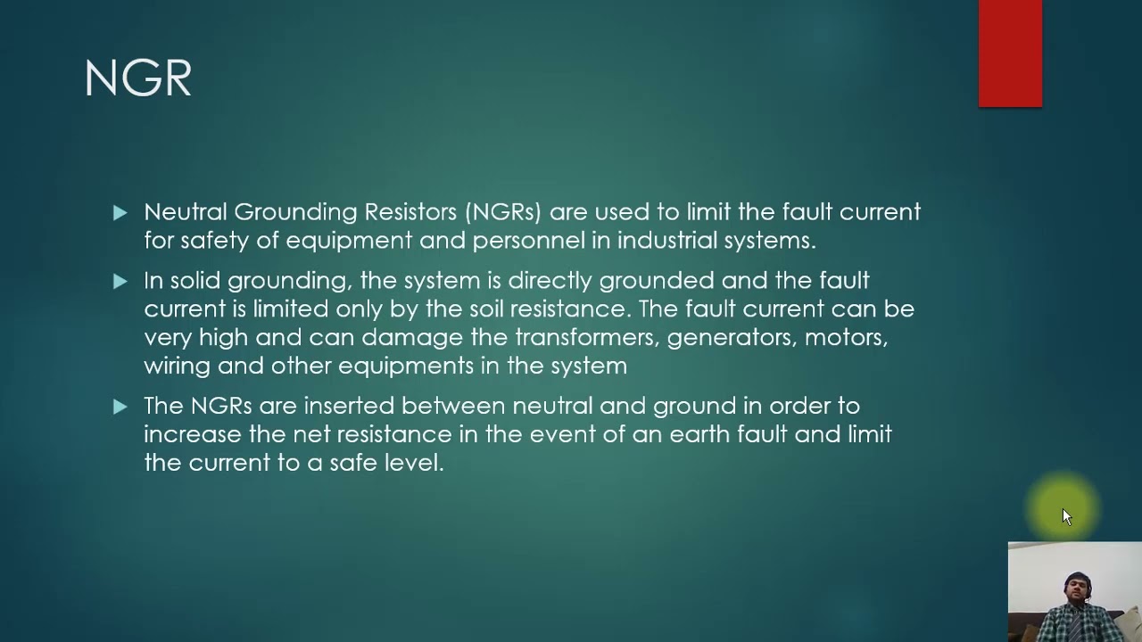 NGR, Neutral Ground Resistor