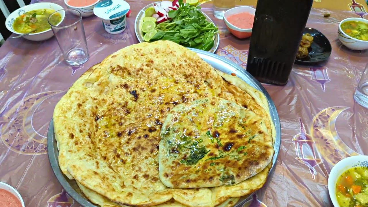 فطاير كشك وسبانخ على الطريقة الحورانيه الاصيله