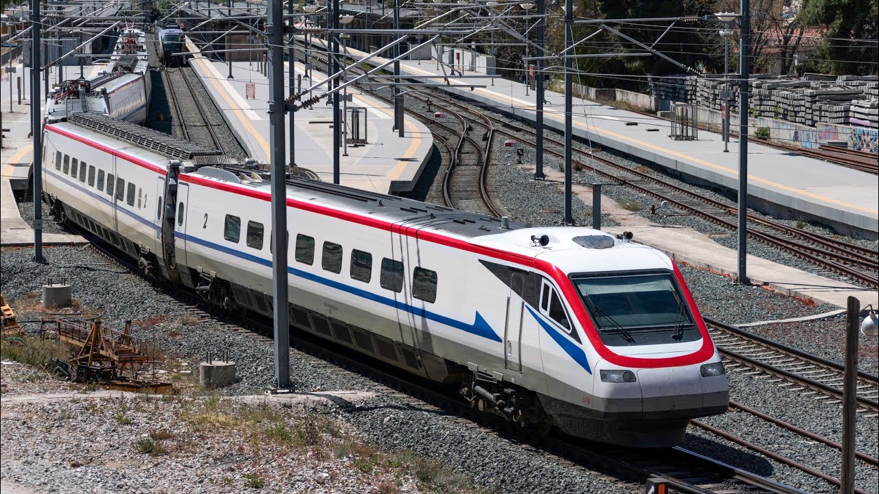 Pendolino ETR 470 on test run in Athens