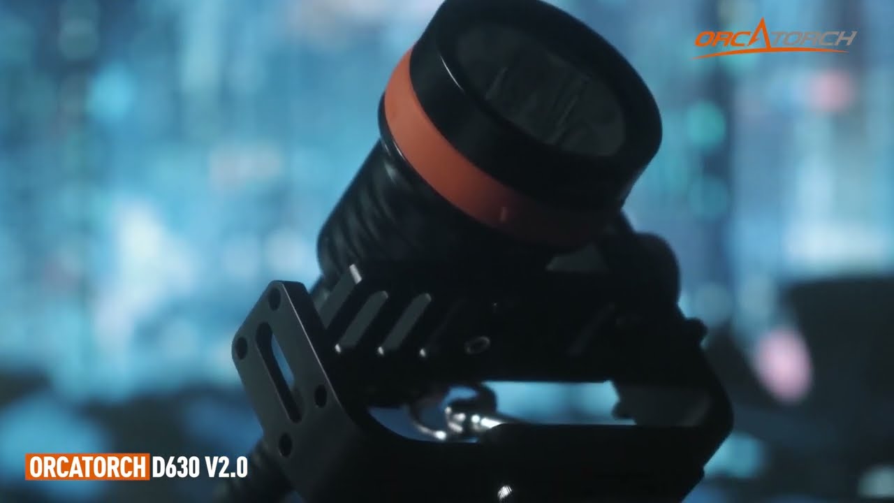 Night Diving Adventure with OrcaTorch D630 V2.0 4,000 Lumens Dive Light