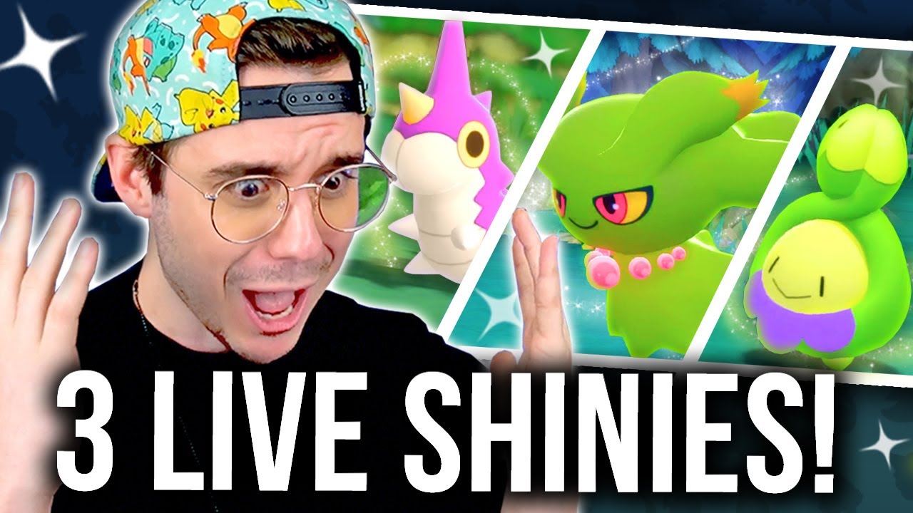LIVE!! 3 MORE SHINIES IN BDSP?! Eterna Forest + Shiny Evolution! (Brilliant Diamond & Shining Pearl)
