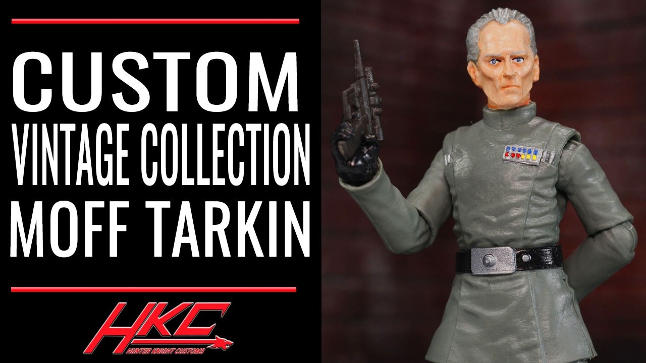 Custom GRAND MOFF TARKIN Star Wars The Vintage Collection by Hunter Knight Customs
