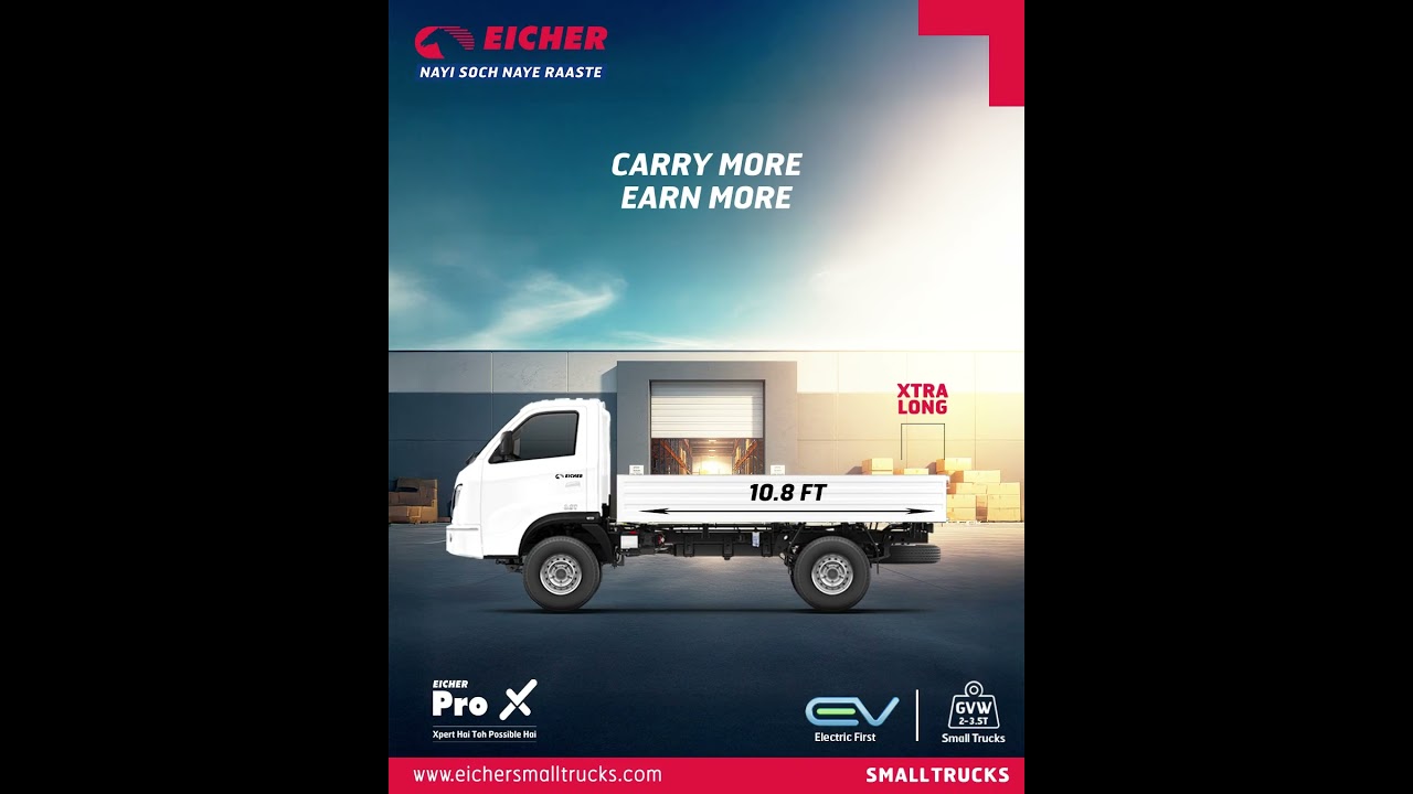 Eicher Pro X with 1ft Xtra Deck Length