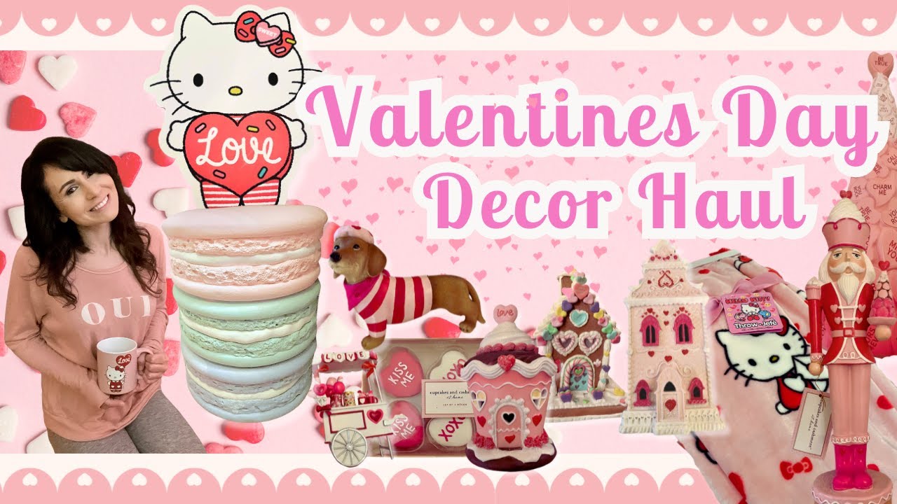 💕 HUGE ❤️ 2024 VALENTINE'S DAY HOME DECOR HAUL | DECOR IDEAS + GIVEAWAY | HOMEGOODS, TJMAXX & MORE!