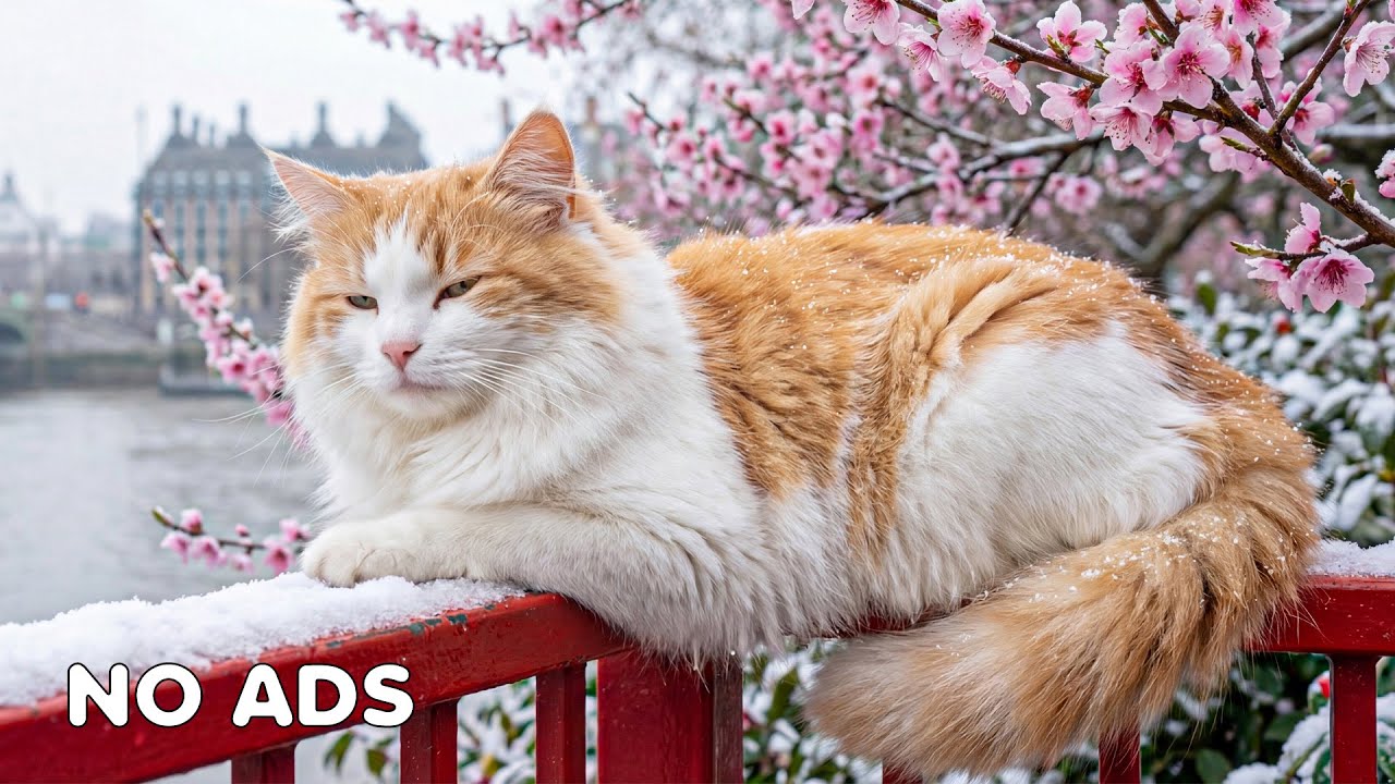 12 часов успокаивающей музыки от тревоги для кошек 🐈 Глубокое расслабление для нервных кошек 💤