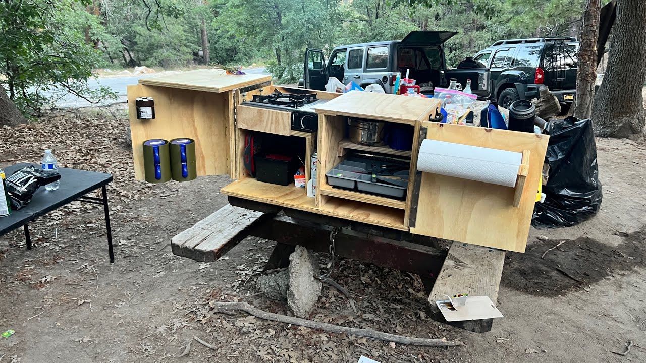 Ultimate DIY Camp Kitchen Box