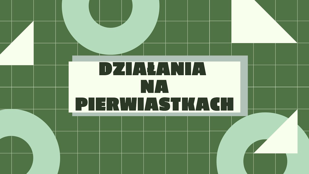 Działania na pierwiastkach