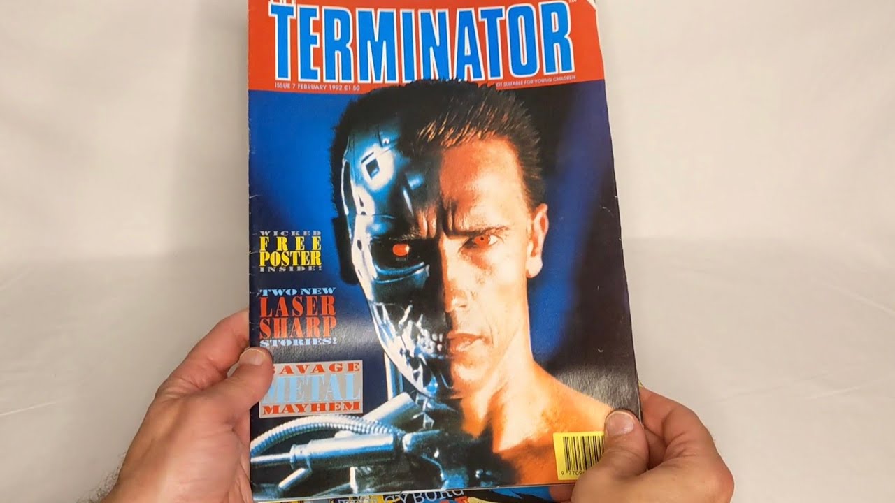 Terminator Comics Early 90's Collection 🎬🎥🤖. Also Some Terminator Vs RoboCop