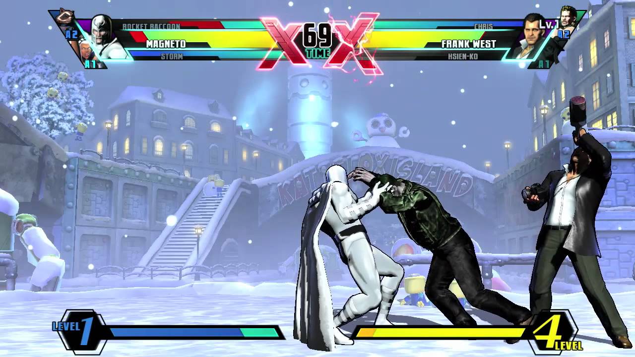 Rocket Raccoon vs Frank West - Gameplay - Ultimate Marvel vs. Capcom 3