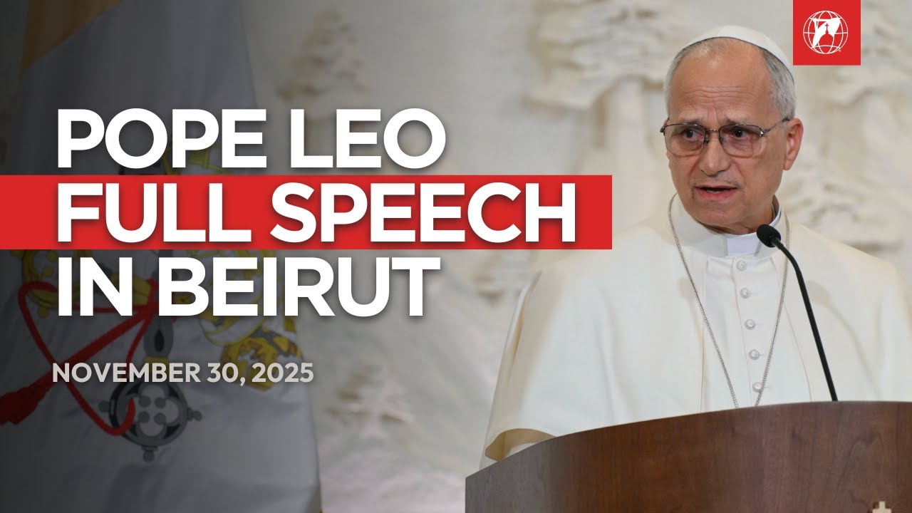 Pope Leo's Full Speech at Meeting with Authorities, Civil Society and Diplomatic Corps in Beirut