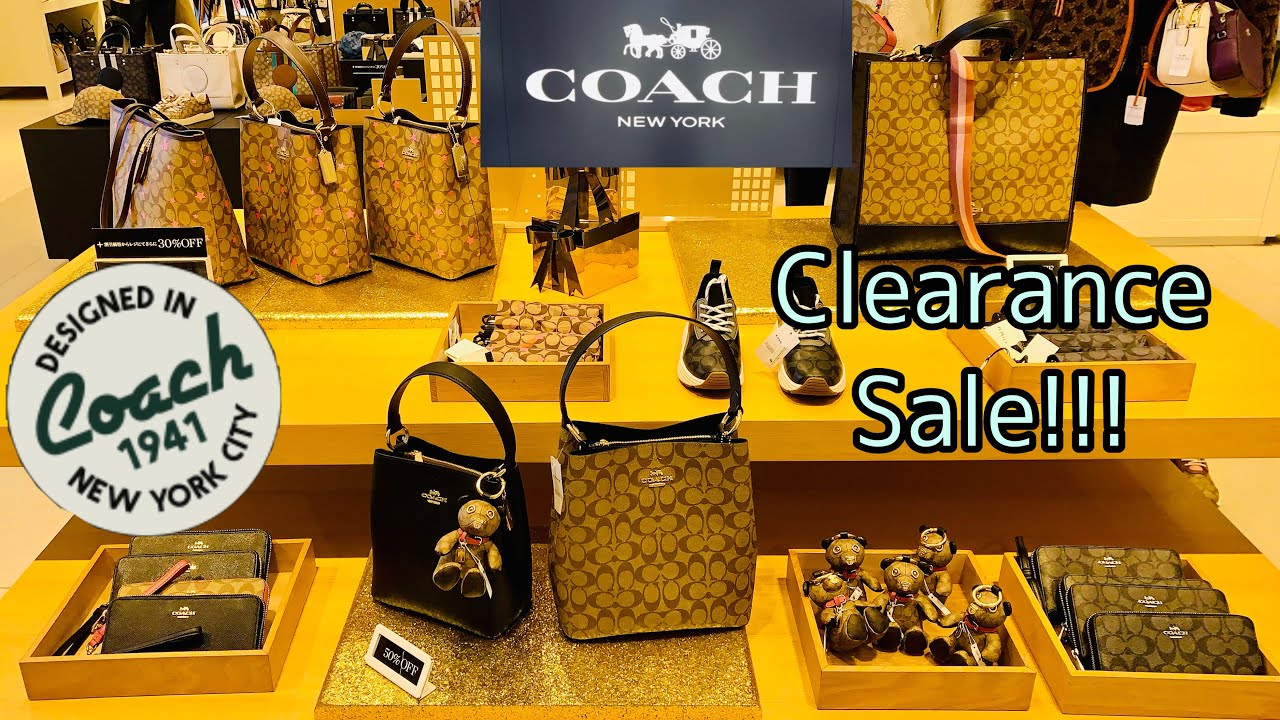 COACH Mitsui Outlet/Luxury shopping/ Clearance Sale/ Bags-shoes-jacket and all/come shop with us #jp