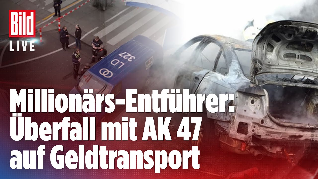 🔴 Überfall auf mehrere Geldtransporter! Gefasster Räuber ist Reemtsma-Entführer | BILD Live