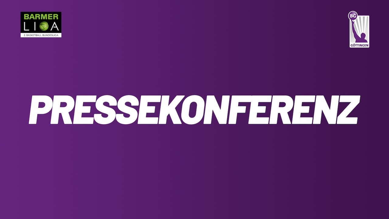 Pressekonferenz | BG Göttingen - SBB Baskets | 31.01.2026
