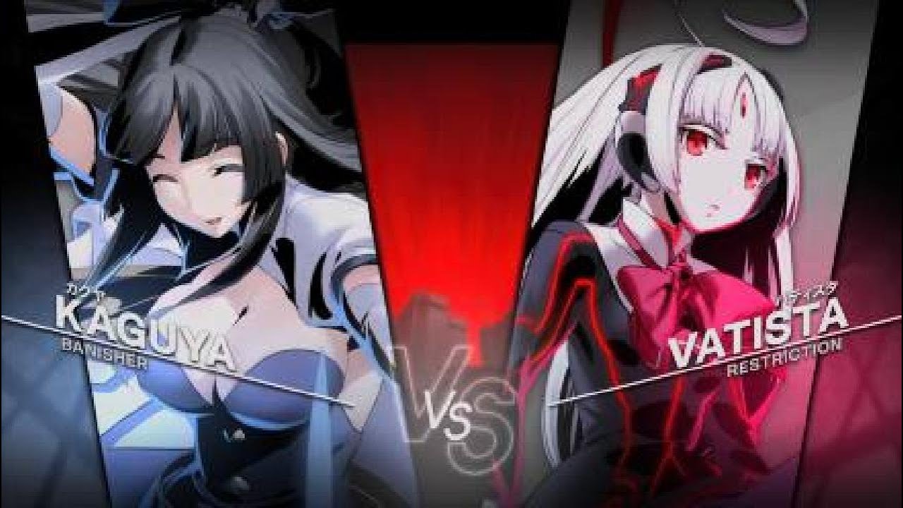 アンダーナイトインヴァース２　カグヤvsバティスタ　高速の遠距離コンボ　UNI2
