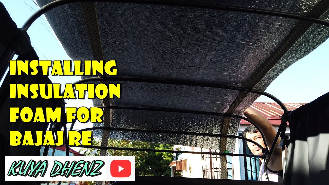 INSTALLING INSULATION FOAM FOR BAJAJ RE | BOKNOY | Kuya Dhenz