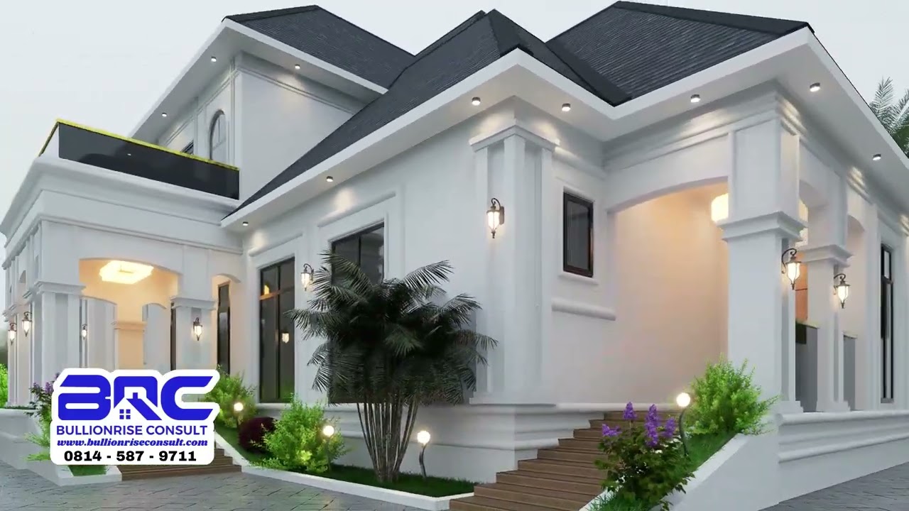 5 bedroom bungalow penthouse house design