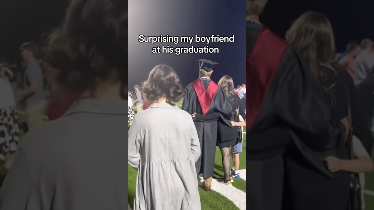 His reaction 🥹🫂 #reaction #graduation #prom #surprise #longdistancerelationship #boyfriend