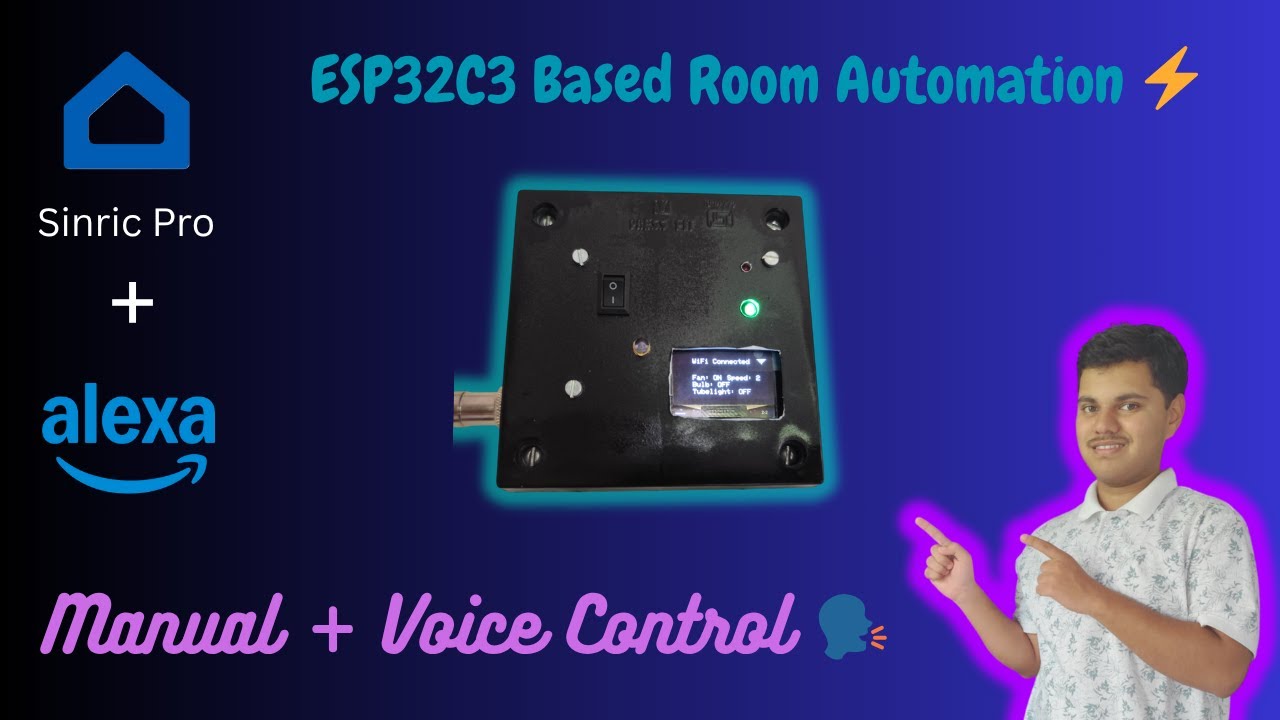 This ESP32-C3 Board Controls Everything! ⚡⚡(Part - 1) #diyelectronics #automation  #esp32c3 #alexa
