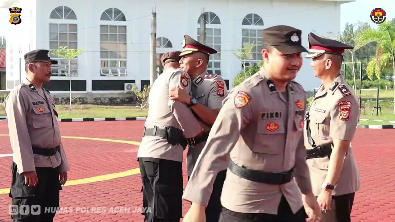  Upacara Sertijab Wakapolres Aceh Jaya, Kompol Ricky Andrika Resmi Gantikan Kompol Suryadi.