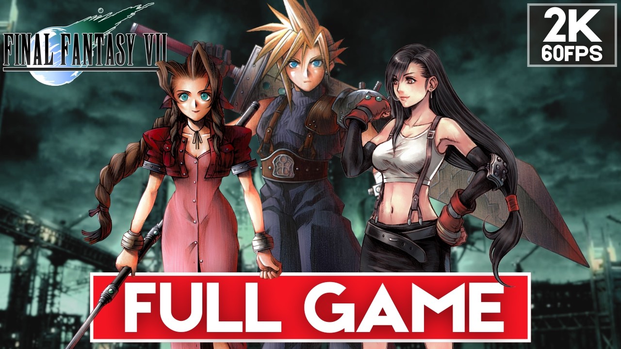 FINAL FANTASY VII Modded Walkthrough [2K 60FPS PC ULTRA] FULL GAME (VOICE ACTING)