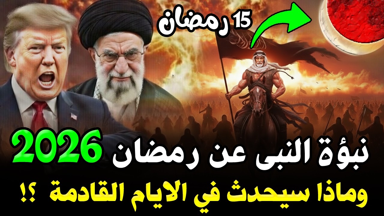 هذا ما سيحدث لـ ايران في رمضان 2026 كما أخبرنا النبي قبل 1400 عام وعلاقة ما يحدث باخر الزمان والمهدي