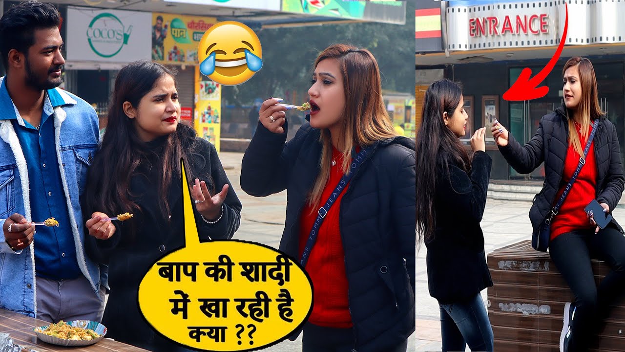 Eating Stranger's Couple Food Prank Gone Horrible 😰 | Rits Dhawan