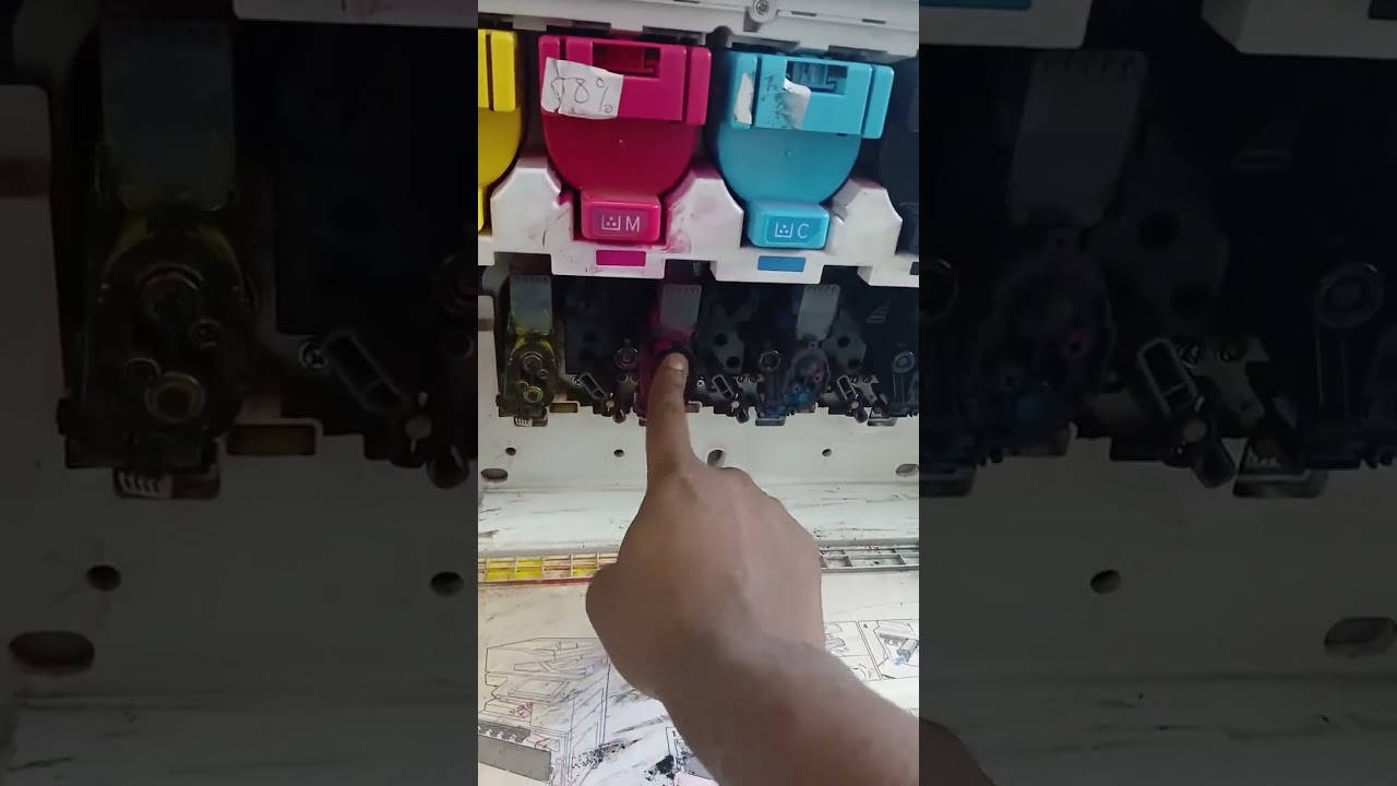 Hp Color Laserjet E78330 . How to clear ERROR 63.00.3B #printer #printing printi #repair #HP #ormac