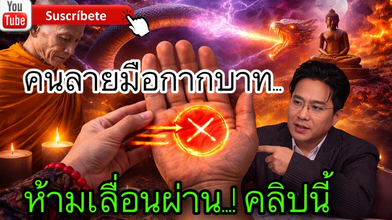 คลิปนี้เป็นคำทำนายที่ 100 ปีมีเพียงครั้งเดียวเท่านั้นคนลายมือกากบาทห้ามพลาด…!