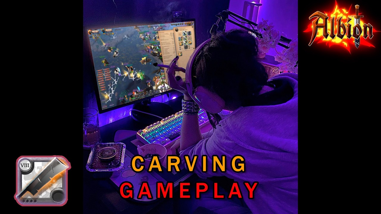 First Time Carving in Large Scale Battle | ZVZ & Mid Scale PVP | Albion Online