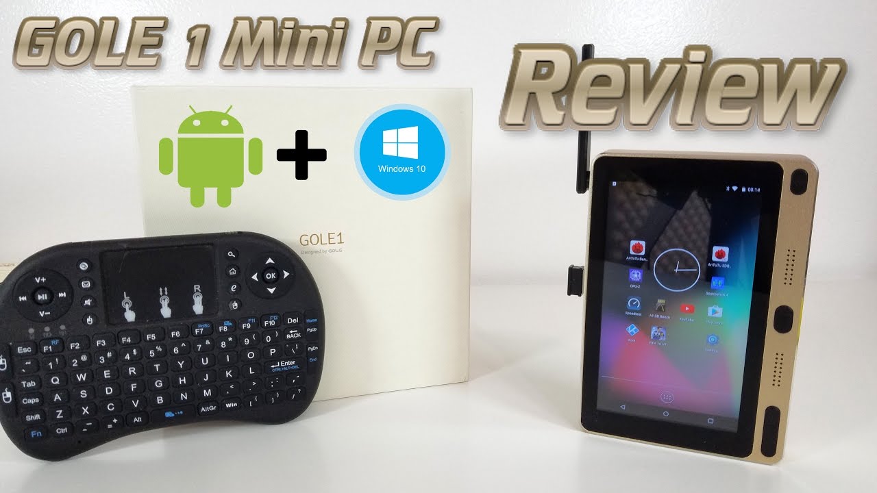 GOLE GOLE1 Mini PC REVIEW - Android & Windows 10, 4GB RAM, Intel Z8300, 5