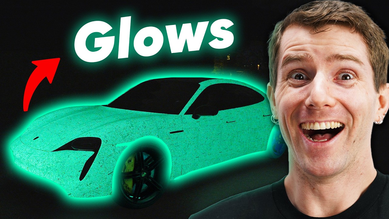 I made my car glow in the dark