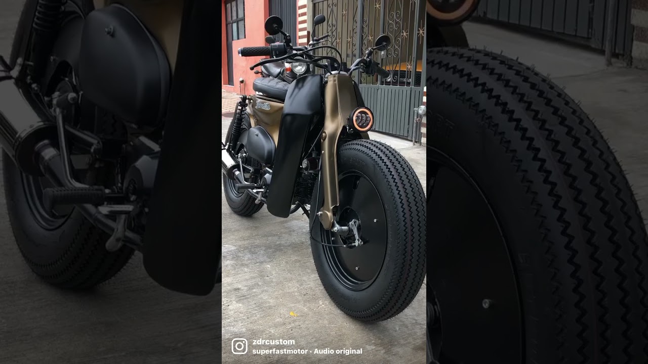 Honda C90 Mopped Style by ZDR CUSTOM MOTO in México.⚡️