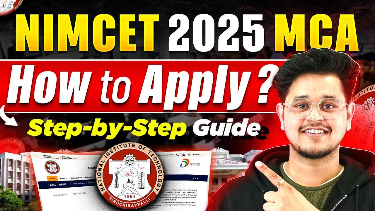 💥NIMCET 2025: How to Apply?✅NIMCET MCA Step-by-Step Application Process🤩#mca #nimcet2025 #applynow