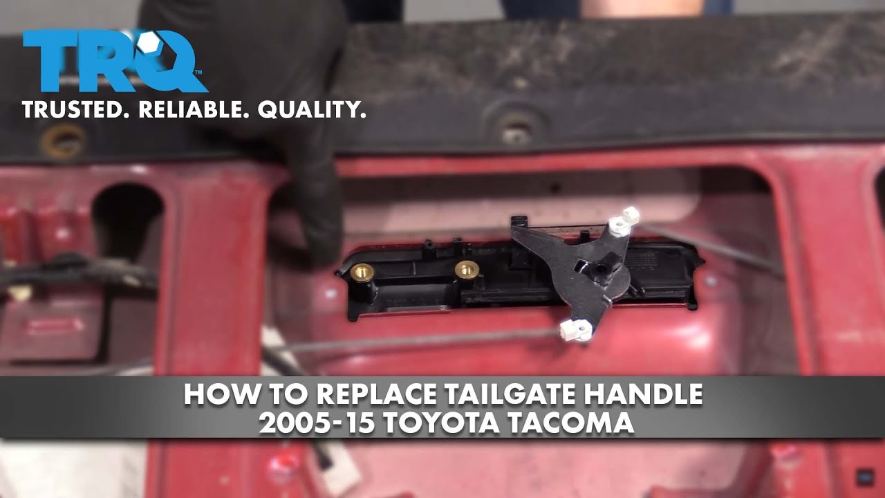 How to Replace Tailgate Handle 05-15 Toyota Tacoma