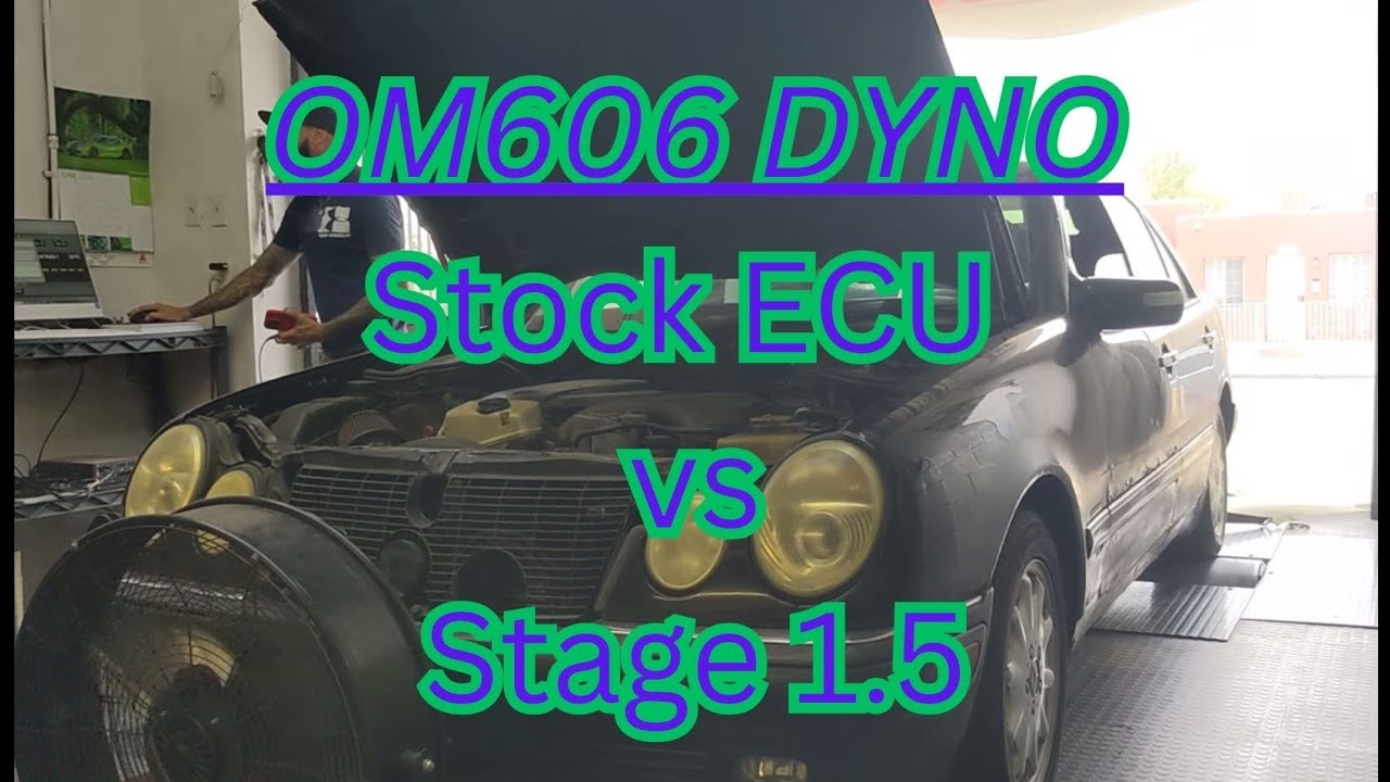 Динамометрический стенд OM606: стандартный ЭБУ против ЭБУ Stage 1.5