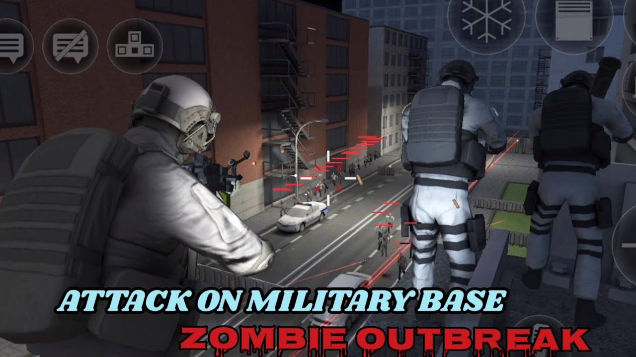 ZOMBIE OUTBREAK - Attack on Military Base ( FULL MOVIE ) Zombie Combat Simulator !!