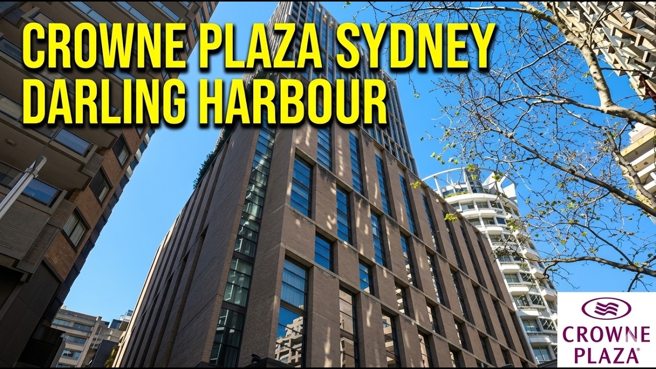 [4K] Hotel Tour | 🇦🇺 SYDNEY, Crowne Plaza Darling Harbour 2025 Review