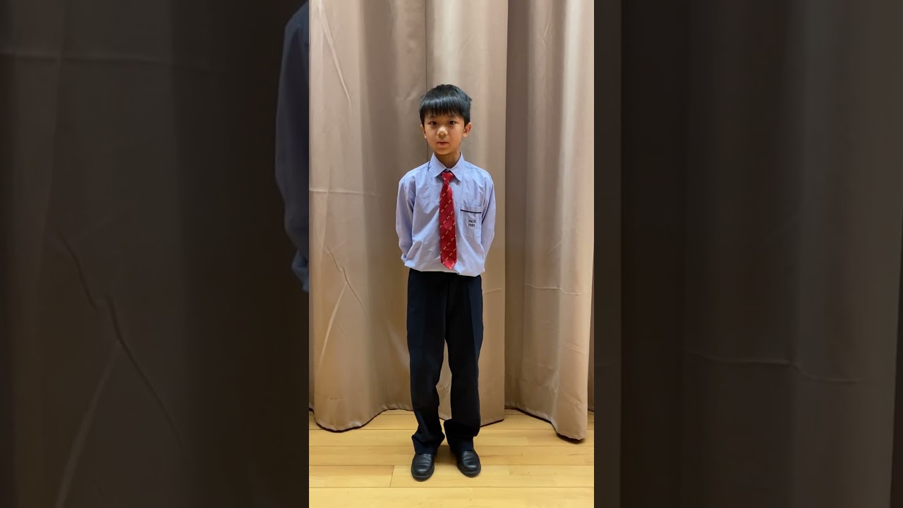 香港道教聯合會純陽小學 - 第73屆香港校際朗誦節 4D 王卓峯 英語讀誦 亞軍