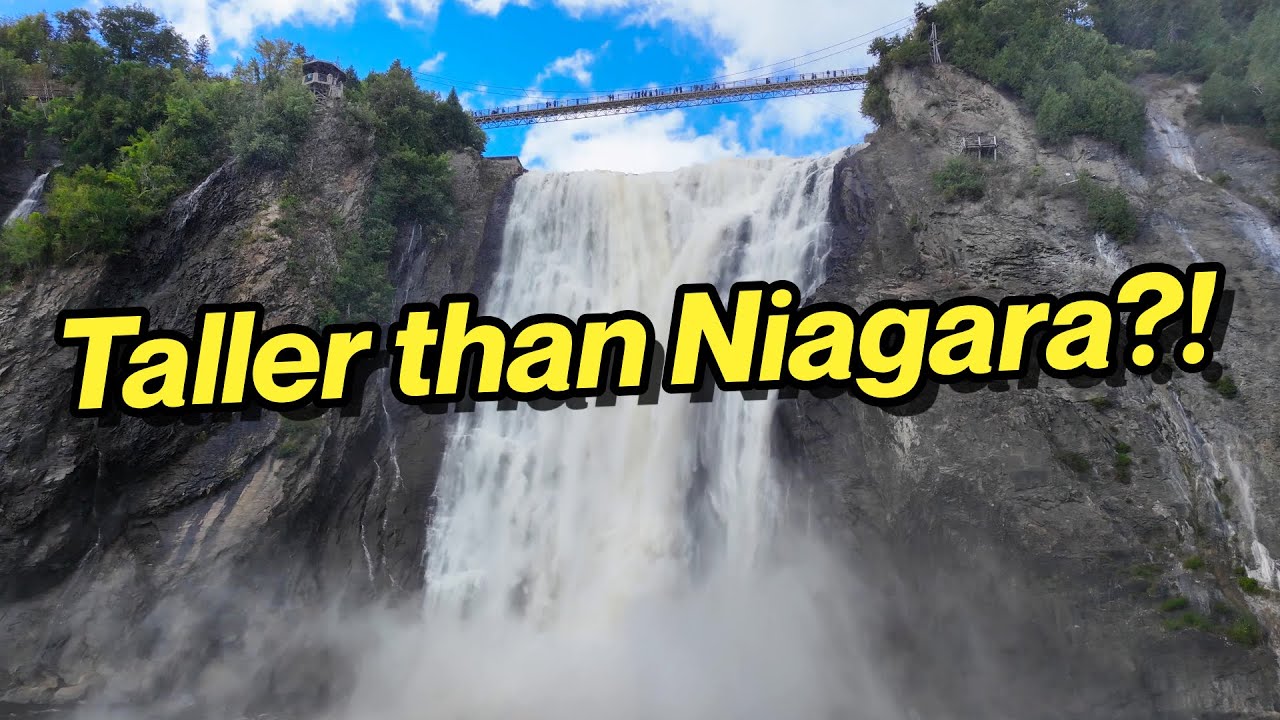 &Agrave; la d&eacute;couverte des incroyables chutes Montmorency &agrave; Qu&eacute;bec